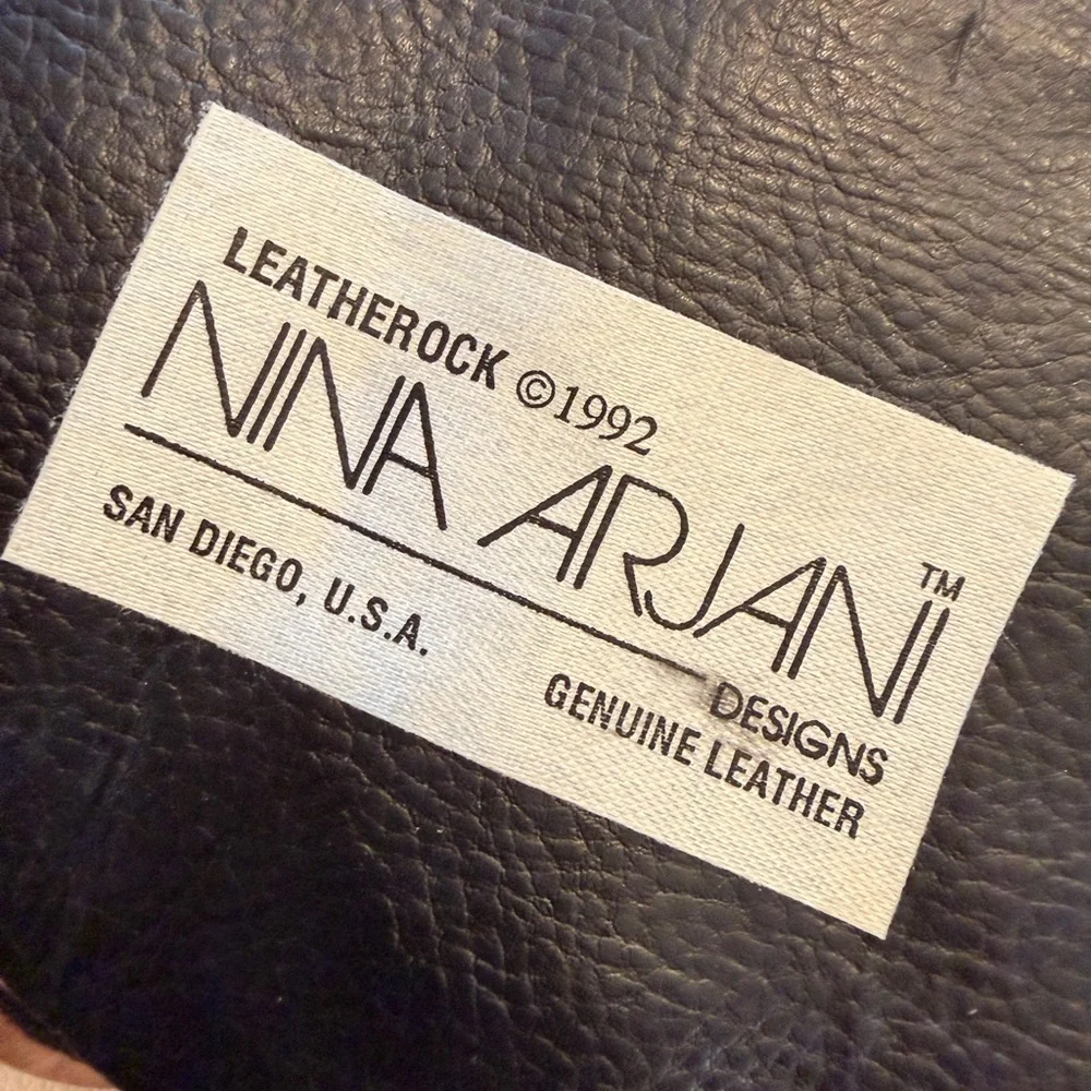 Vintage Leatherock Nina Arjani Leather Belt